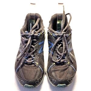 Womens Sz 6 New Balance Trail WT610BB Black Blue Running Athletic Shoes Sneakers